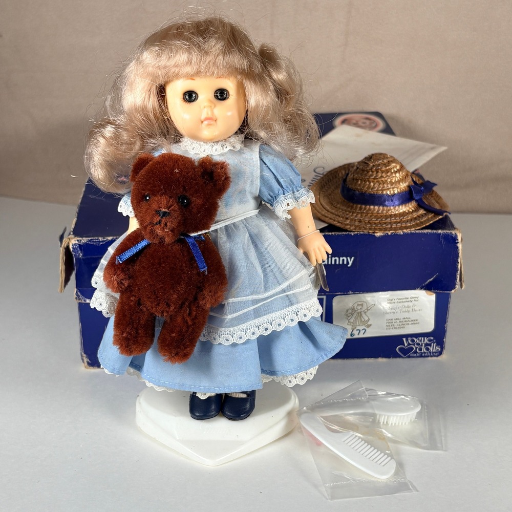 VTG 1986 Ginny Vogue Doll GIGI'S FAVORITE GINNY 8"‎ Doll in Original Box 677